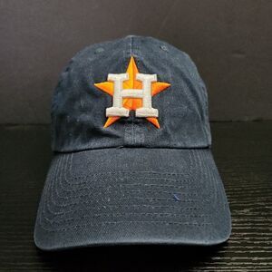 Houston Astros 47‎ Brand Dad Cap Hat Navy Orange strapback Logo MLB baseball
